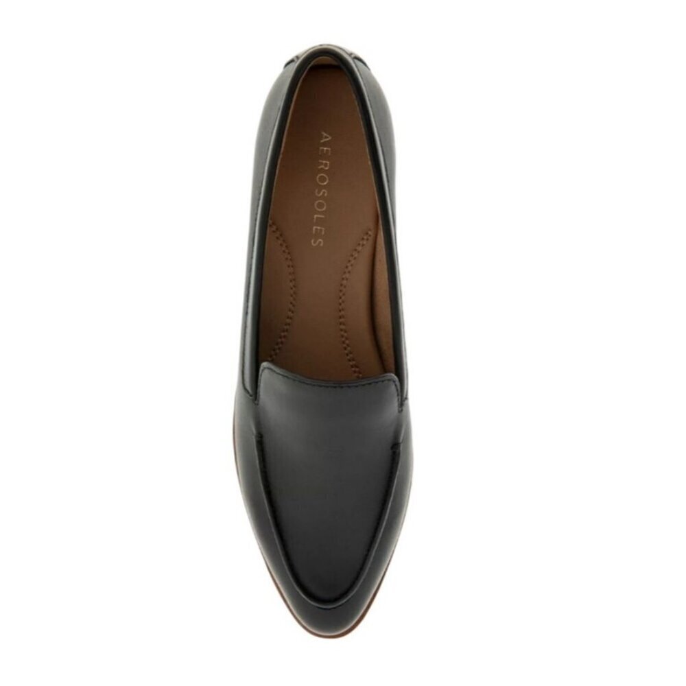 AEROSOLES / Emilia / Womens Black / Leather / Loafers / Size 11 / Low Heel / Sli - Picture 5 of 10
